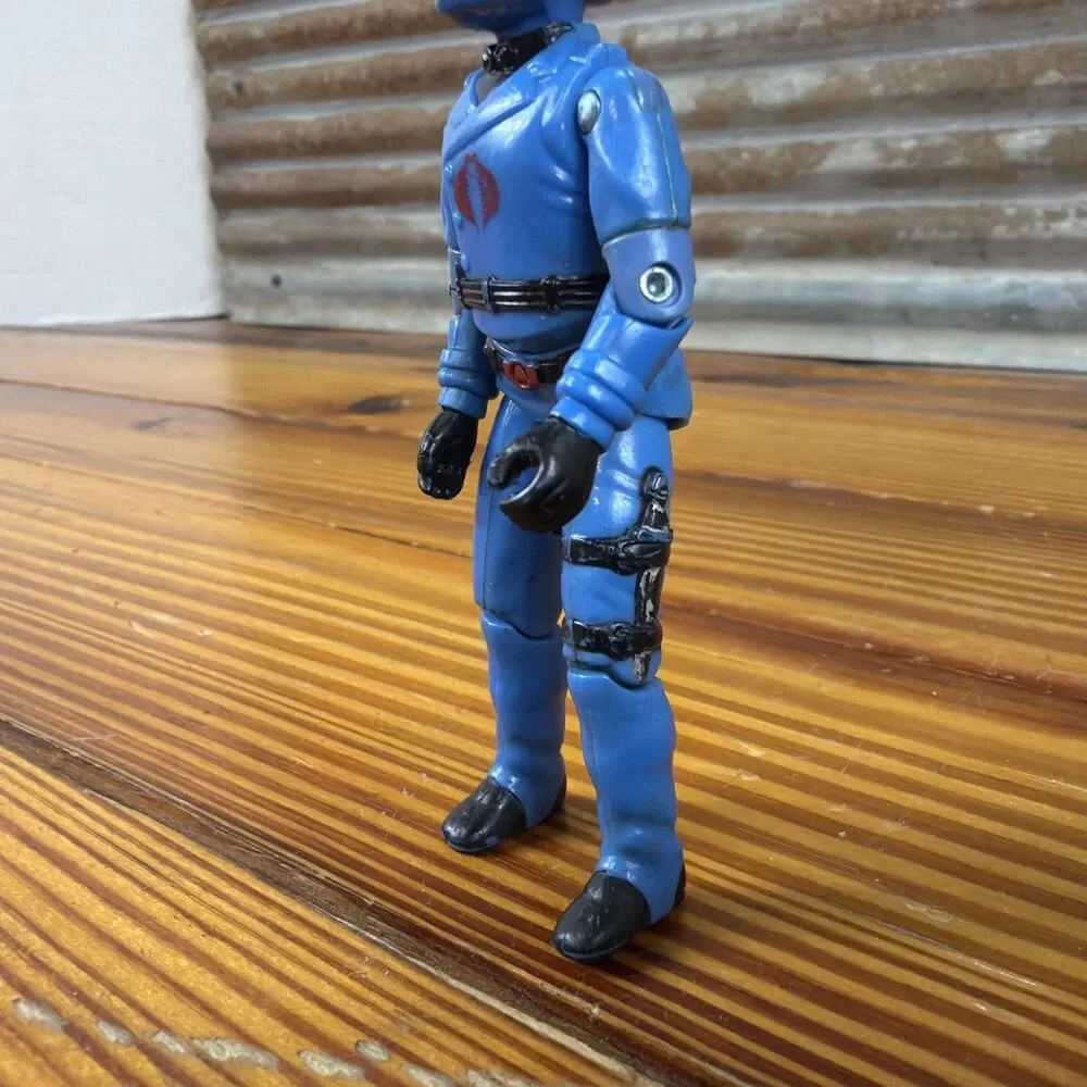 Vintage GI JOE 1982 - 83 COBRA COMMANDER ~ TIGHT SWIVEL JOINTS Broken Crotch